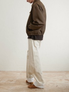 Bottega Veneta - Wool-Twill Blouson Jacket - Brown