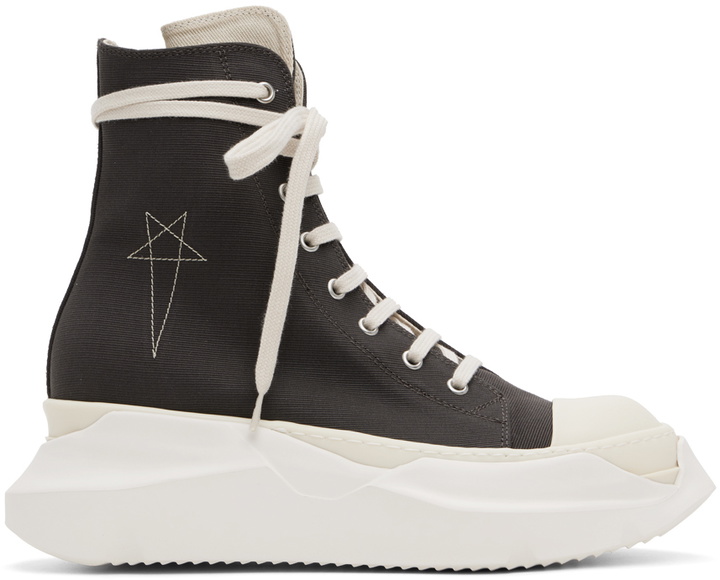 Photo: Rick Owens DRKSHDW Gray Abstract Sneak Sneakers