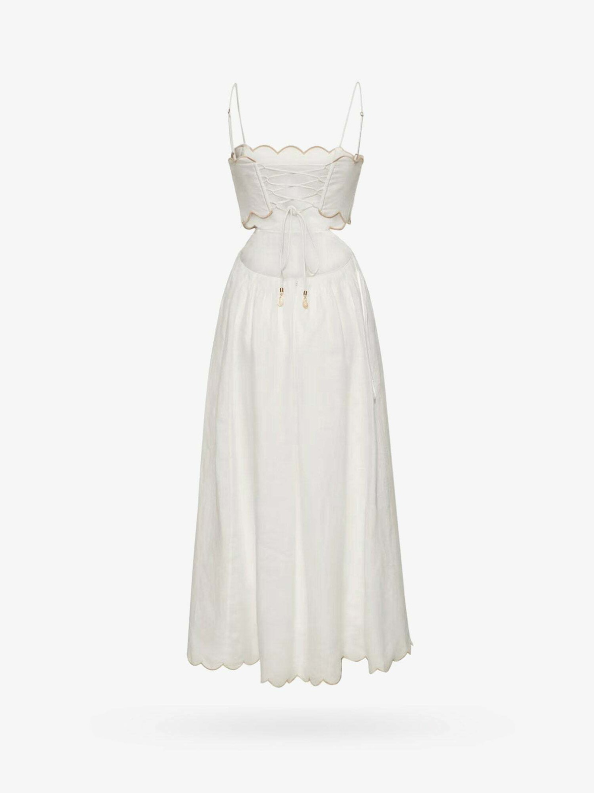 Zimmermann Dress White Womens Zimmermann
