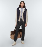 Brunello Cucinelli - Wool-blend down vest