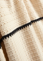 Varley Scott Scoop Neck Knit Midi Dress Cream