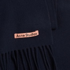 Acne Studios Canada Skinny New Scarf in Navy Blue 
