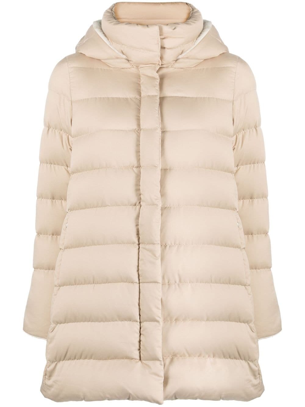 HERNO - Nylon Midi Puffer Jacket Herno