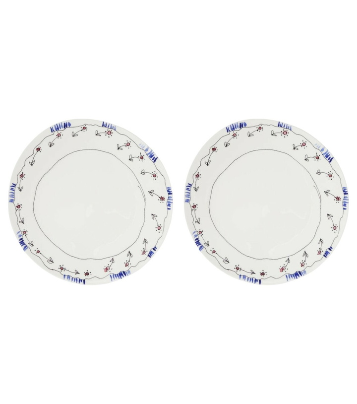 Photo: Serax x Marni Anemone Milk set of 2 dinner plates