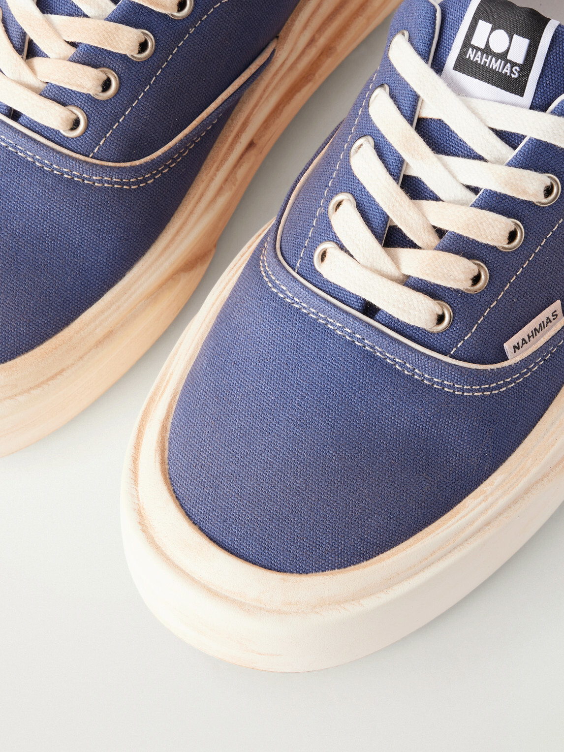NAHMIAS - Ollie Cotton-Canvas Sneakers - Blue