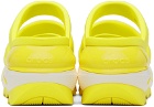 Crocs Yellow Mega Crush Triple Strap Sandals