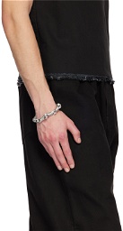 Raf Simons Silver Wrapped Chain Bracelet