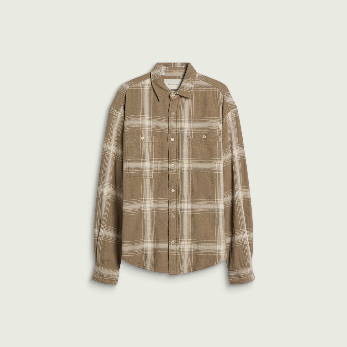 Café Mountain Men's Tumble Check Heritage Shirt in Rusk
