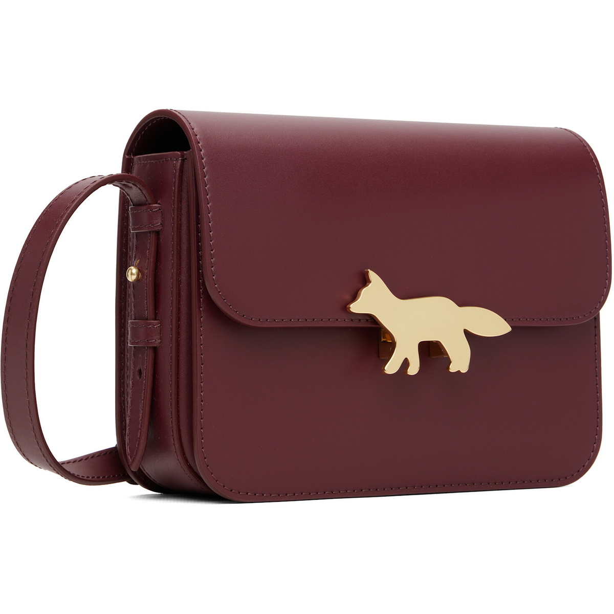 Maison Kitsuné Burgundy Edie Bag