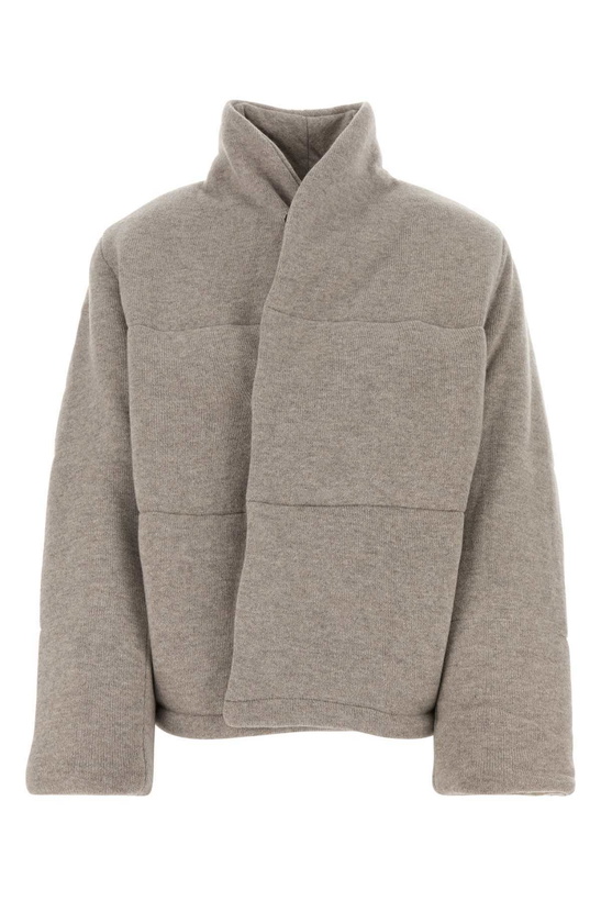 Photo: Le Kasha Dove Grey Cashmere Prague Padded Jacket