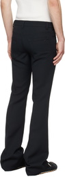 Courrèges Black Signature 70's Bootcut Trousers