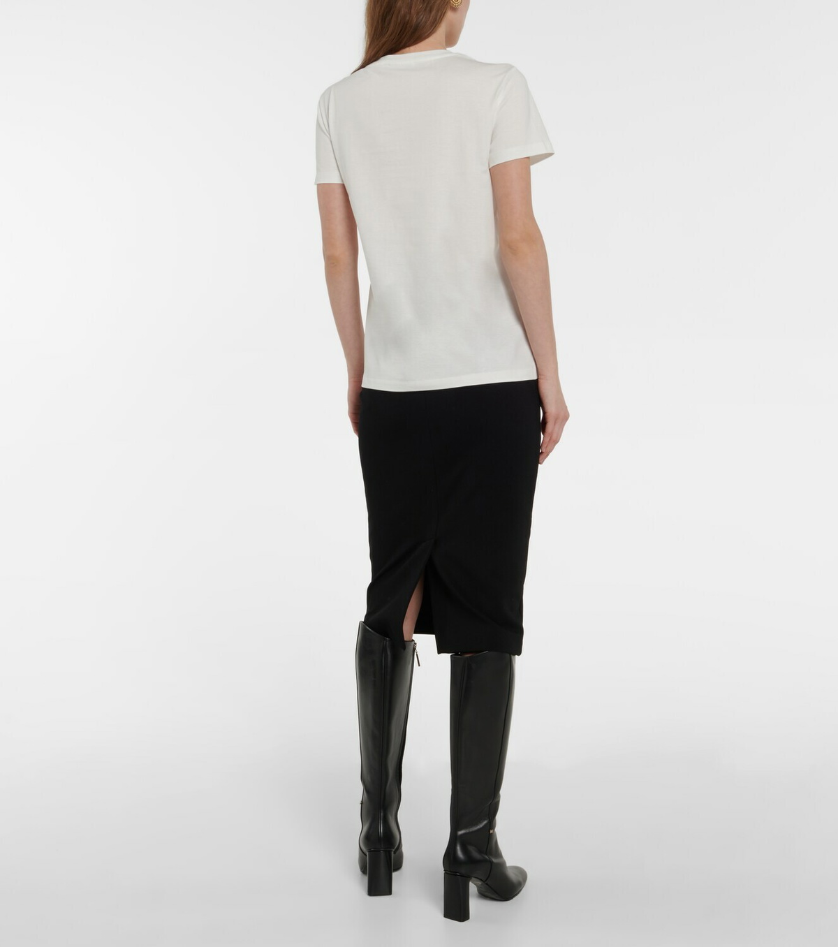 【Max Mara】 Sacha embroideredコットンTシャツ Max Mara - Sacha embroidered cotton T-shirt Max Mara