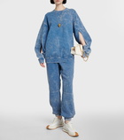 Loewe - Trompe-l'œil cotton fleece sweatpants