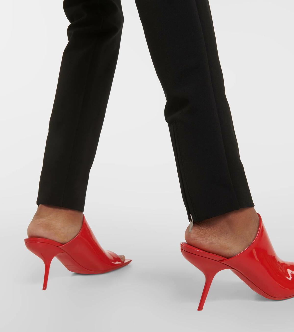 Ferragamo Wool-blend gabradine slim pants