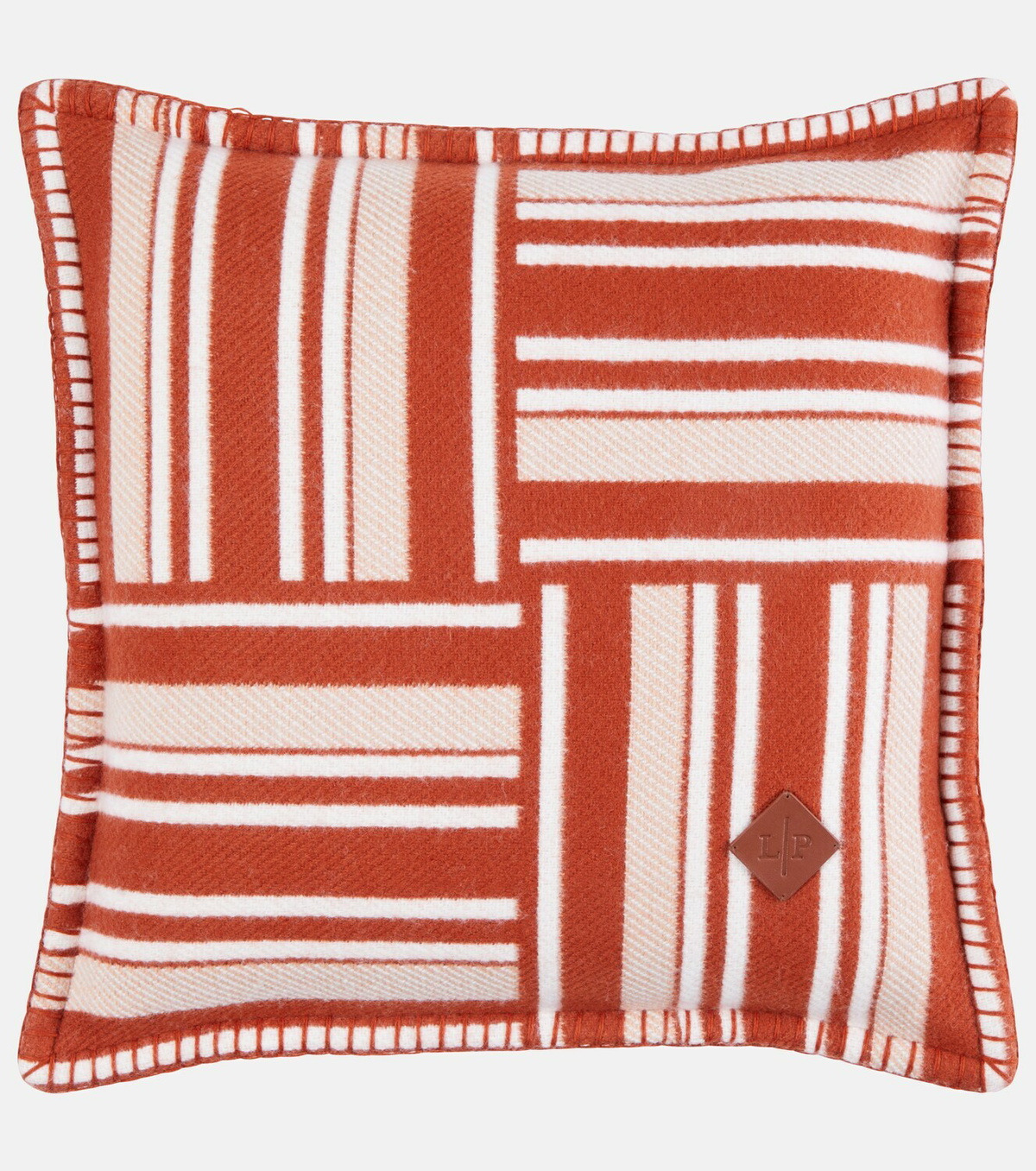 Loro Piana Jacquard wool and cashmere cushion