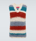 The Elder Statesman - Striped cotton sweater vest