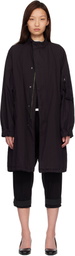 COOR Black Garment Dyed Fishtail Parka