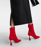 Aquazzura Amore 95 suede ankle boots