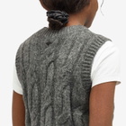 Levi's Women's Cable Knit Vest in Grey