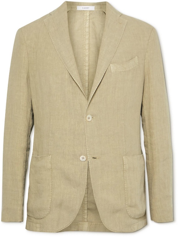 Photo: Boglioli - Unstructured Linen Suit Jacket - Neutrals