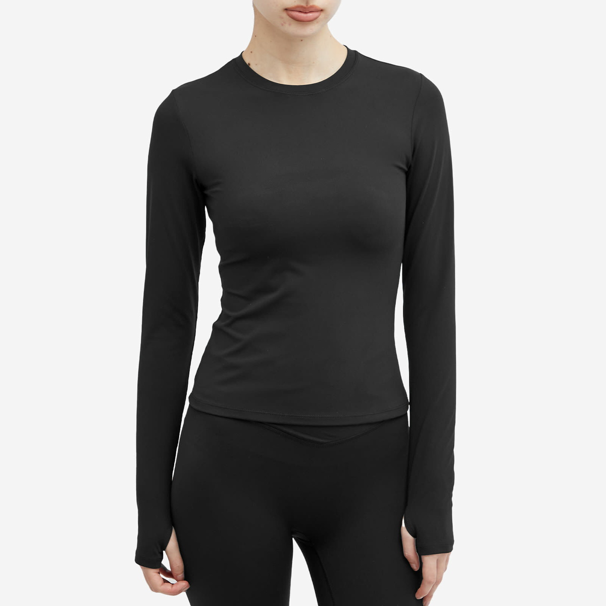 Adanola Women's Ultimate Long Sleeve Top in Black