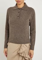 Maison Margiela Wool Polo Jumper Light Brown