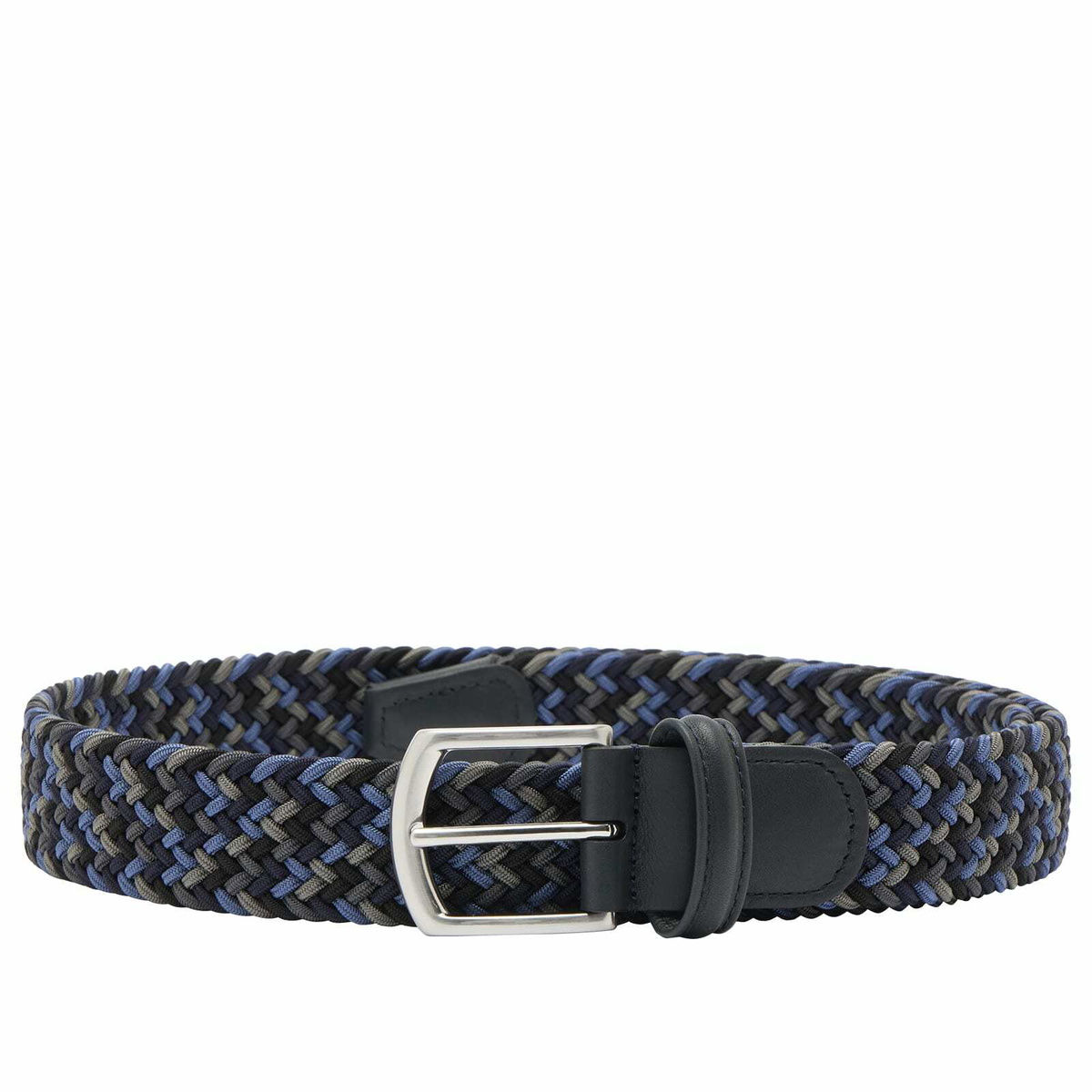 Anderson's Men's Andersons Elastic Woven Belt in Navy