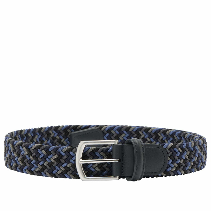 Photo: Anderson's Men's Andersons Elastic Woven Belt in Navy