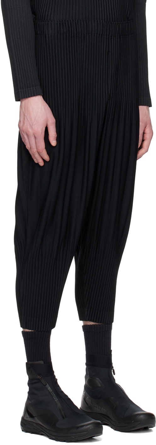 HOMME PLISSÉ ISSEY MIYAKE Black Basics Trousers Homme Plisse Issey
