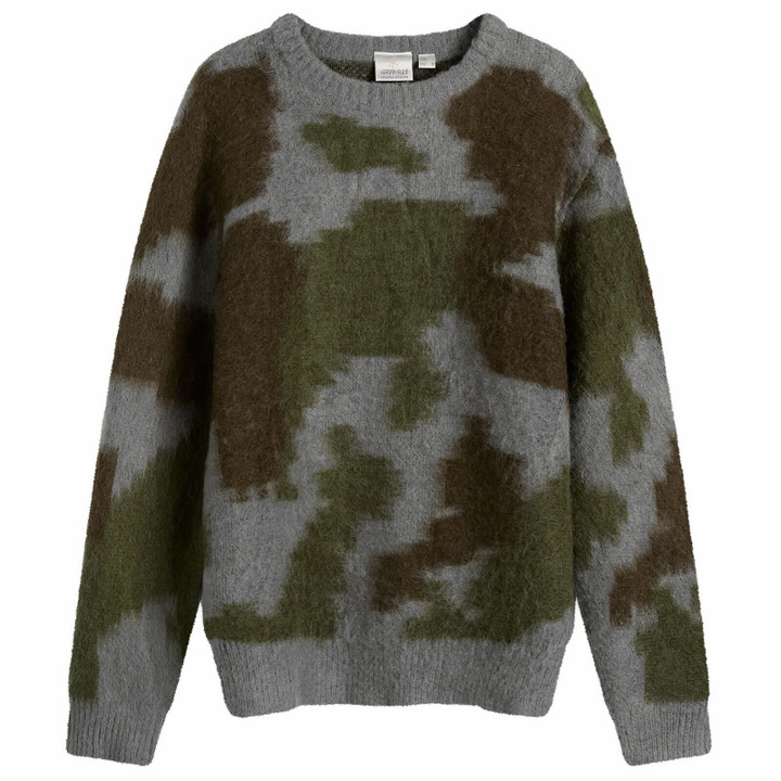 Photo: Gramicci Mohair Sweater in Jungle Digi Camo