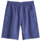 Folk Men's Assembly Short in Deep Blue