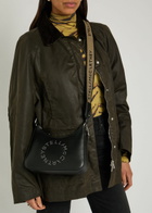Stella Mccartney Studded-logo Faux Leather Shoulder bag - Black - One Size