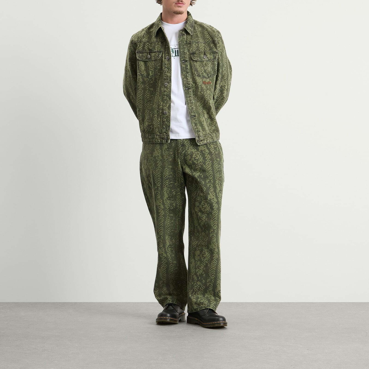 Butter Goods Men's Garage Denim Jeans in Lowland Camo