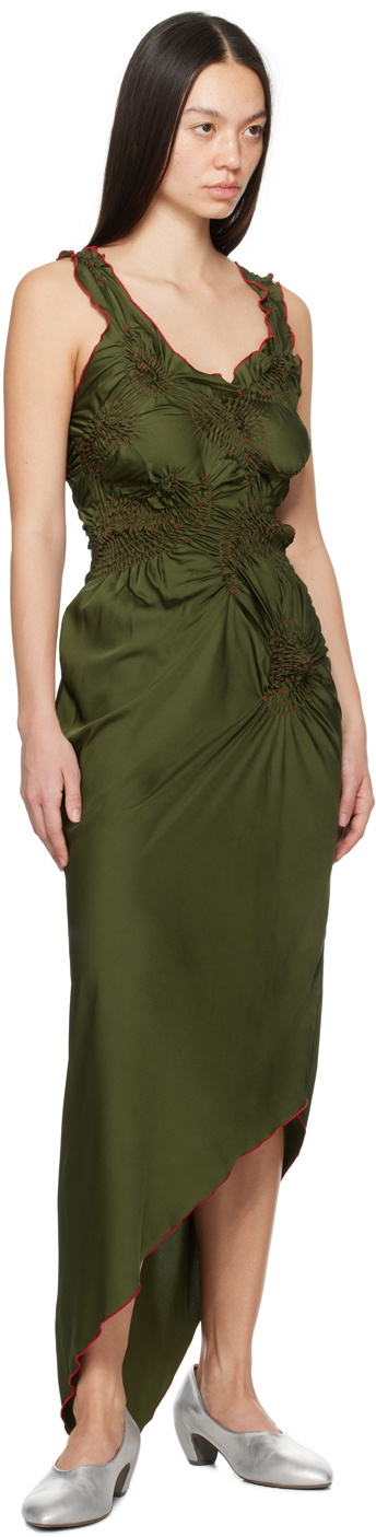 J.Kim Khaki Markiza Midi Dress
