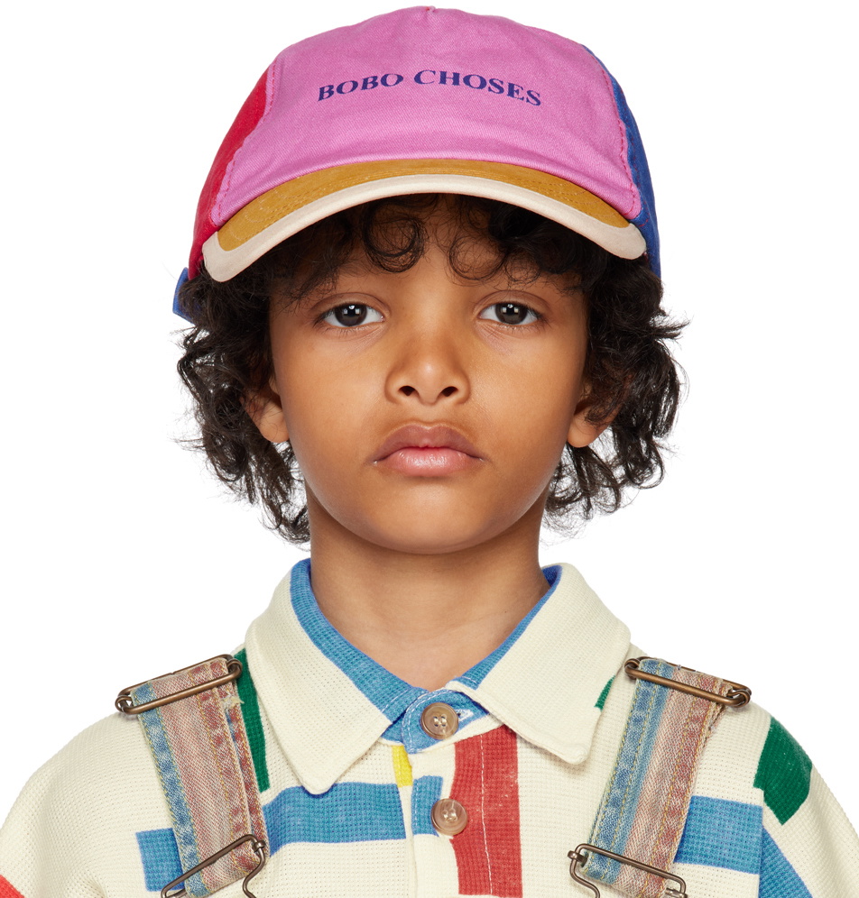 Bobo Choses Kids Multicolor Color Block Cap Bobo Choses