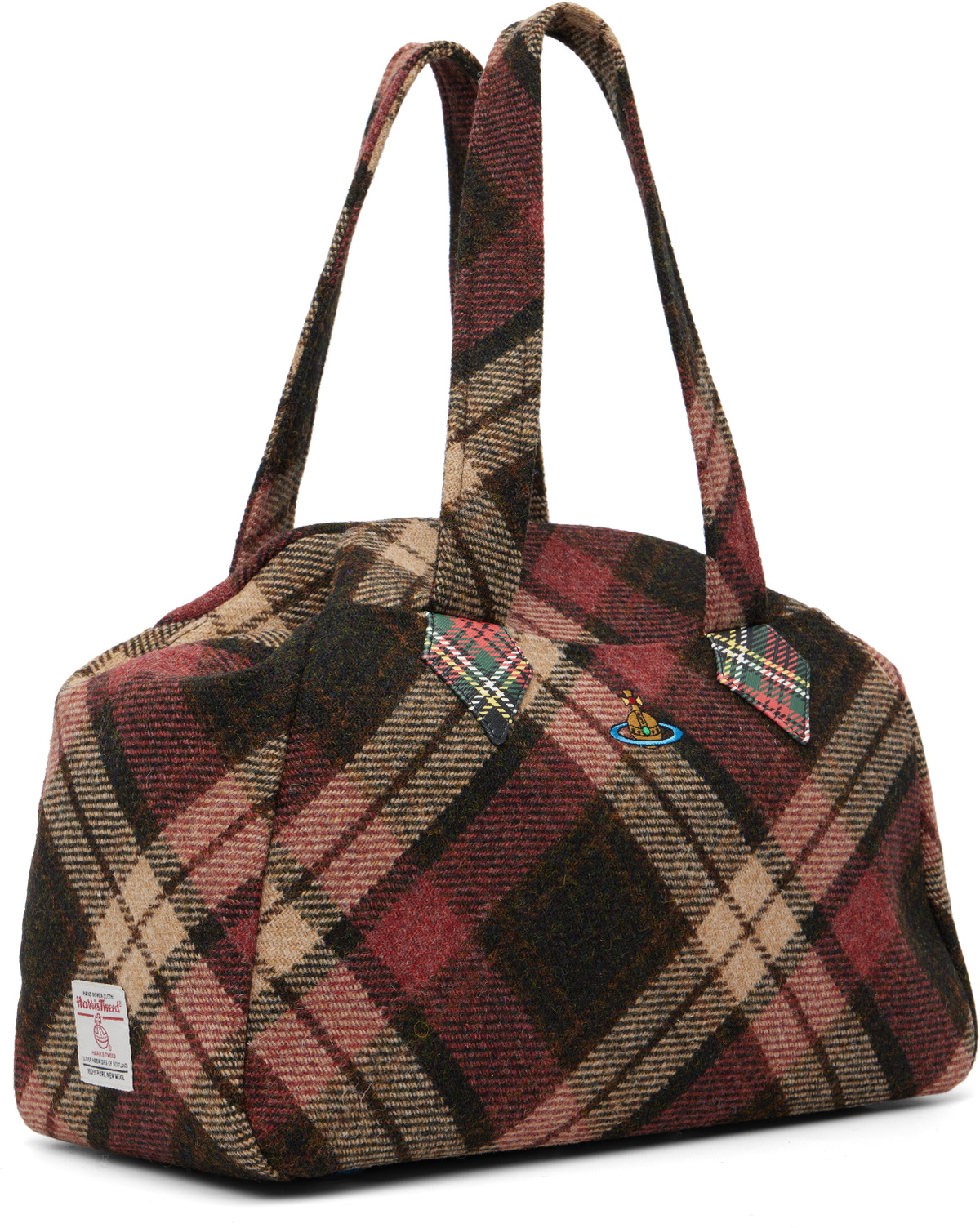 Vivienne Westwood Red & Beige Archive Yasmine Large Tote Vivienne