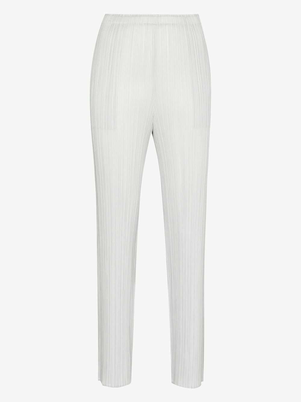 Pleats Please Issey Miyake Plissé Tapered-Leg Cropped Trousers