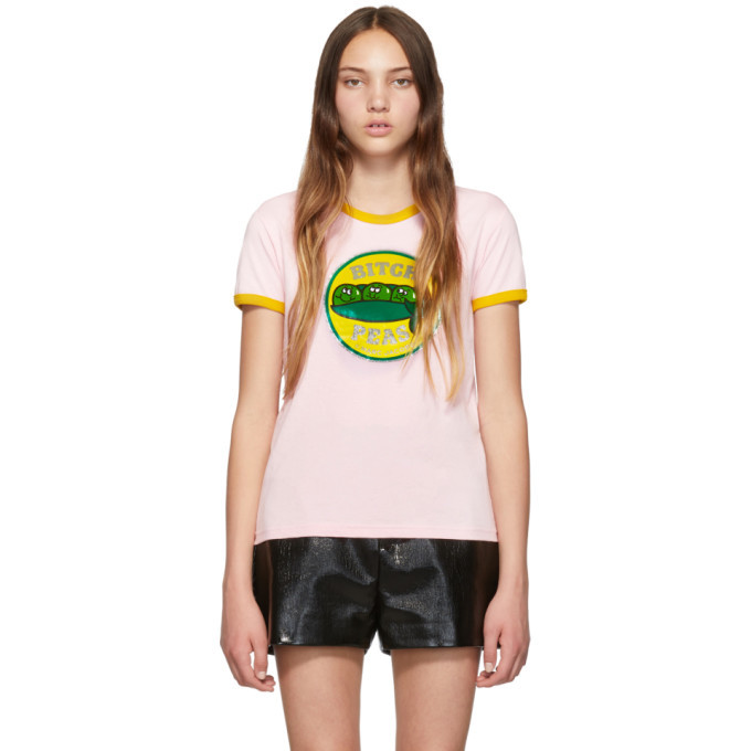 Marc Jacobs Pink The Ringer T-Shirt