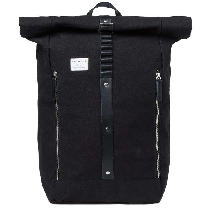 Photo: Sandqvist Rolf Waxed Rolltop Backpack Black