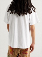 Emotionally Unavailable - Logo-Print Cotton-Jersey T-Shirt - White