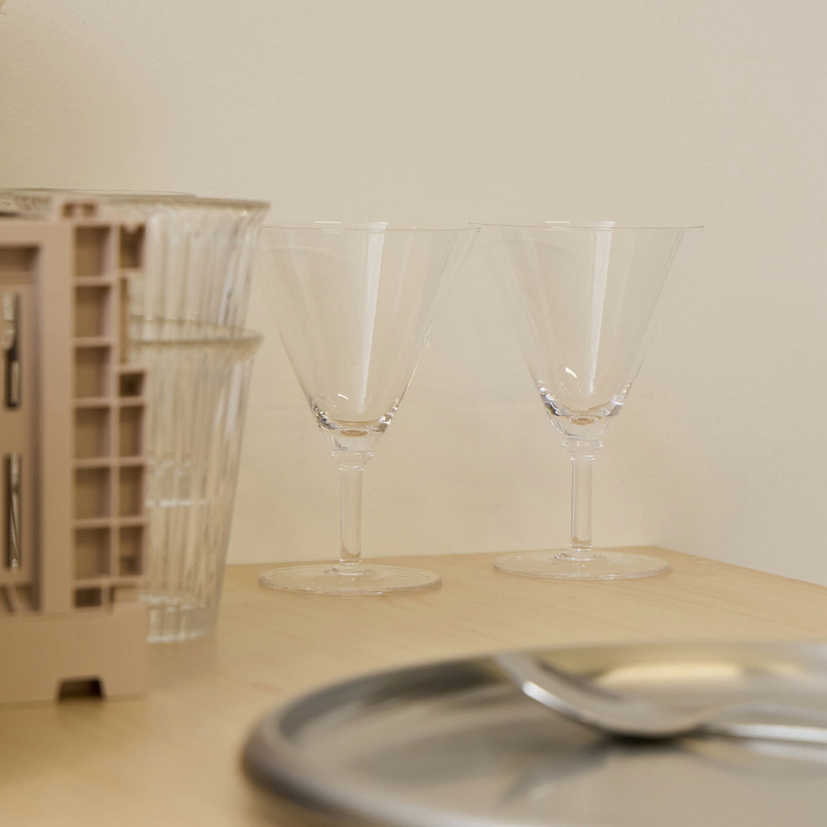 Service Projects Walter Manhatten Glasses - Set of 2 in Clear 