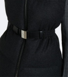 Prada Belted wool and cashmere down vest