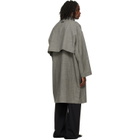 Fear of God Gray Mouline Wool Relaxed Trench Coat