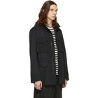 Y-3 Black Mesh Checker Field Jacket