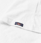 Faherty - Endless Peaks Printed Mélange Organic Cotton-Jersey T-Shirt - White