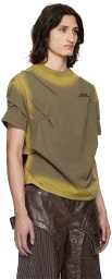 Andersson Bell Khaki Mardro Gradient T-Shirt