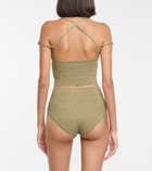 Jacquemus - La Culotte Picchu stretch linen-blend briefs