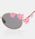 Loewe Floral oval sunglasses