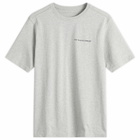 Pop Trading Company Men's Reflective Logo T-Shirt in Grey Heather