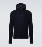 Herno Ribbed-knit wool jacket